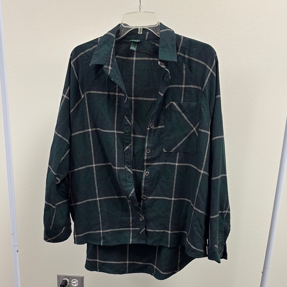 Wild Fable Plaid Button-Up Shirt